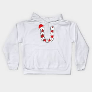 Letter U (Happimola Christmas Alphabet) Kids Hoodie